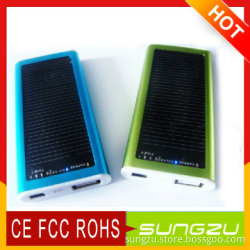 Hotsale solar charger with 6 different colors for htc smartphones